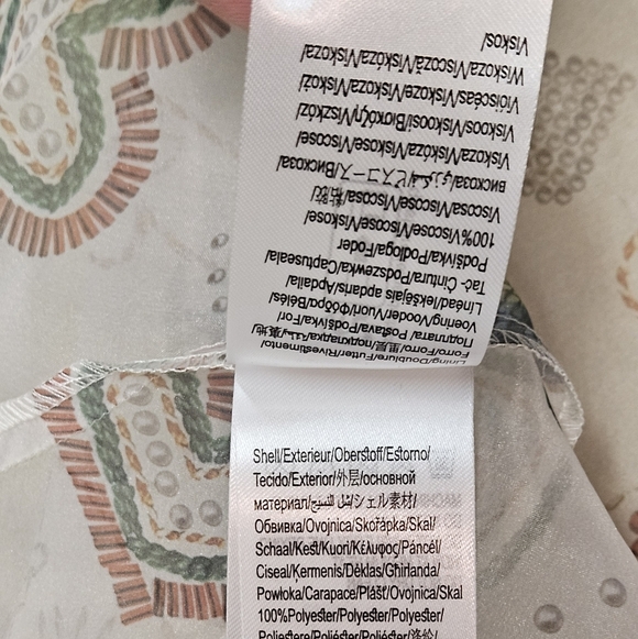 FARM Rio Anthropologie Sheer Heart Puff Sleeve Mini Dress In White Size L NWT - Picture 10 of 12